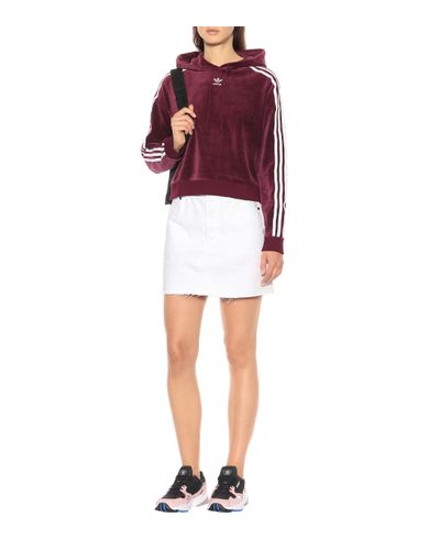 adidas velvet hoodie