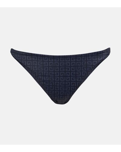 Givenchy 4g High-rise Bikini Bottoms - Blue