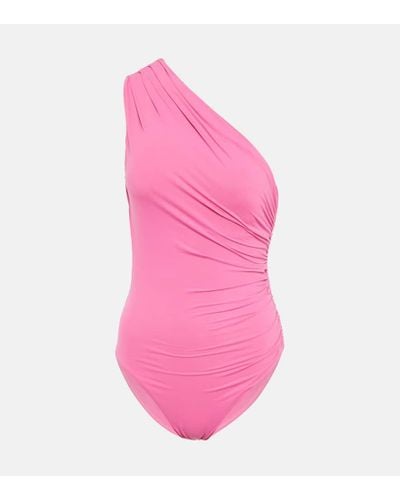 Melissa Odabash Arizona One-shoulder Swimsuit - Pink