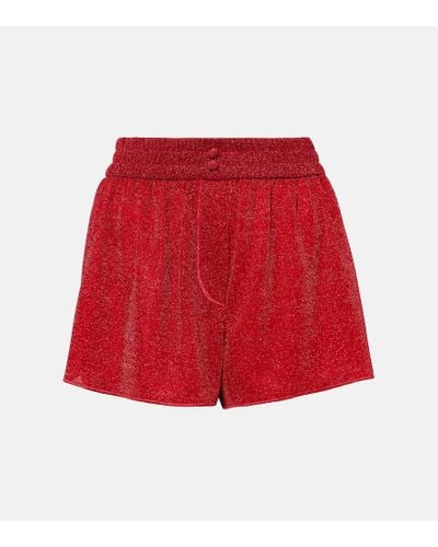 Oséree Lumiere Shorts - Red