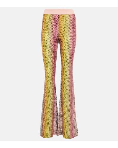 Missoni Printed Jersey Knit Trousers - Multicolour