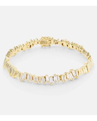 Suzanne Kalan 18kt Gold Bracelet With Diamonds - Metallic