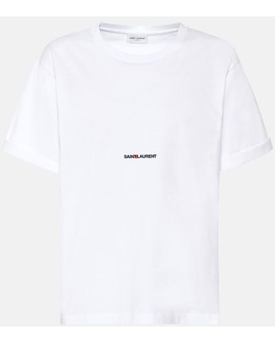 T-shirts Saint Laurent pour femme | Réductions en ligne jusqu'à 50 % | Lyst