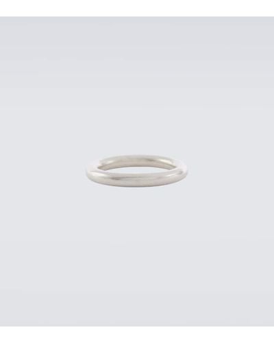 Jil Sander Sterling Silver Ring - White