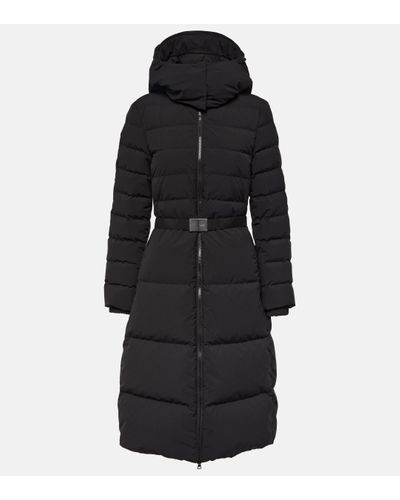 Burberry Belted Puffer Coat - Black