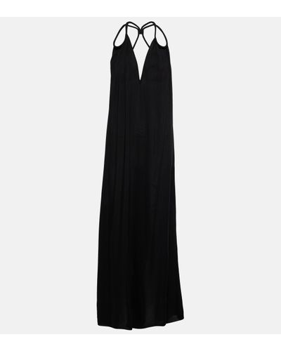 Adriana Degreas Timeless Maxi Dress - Black