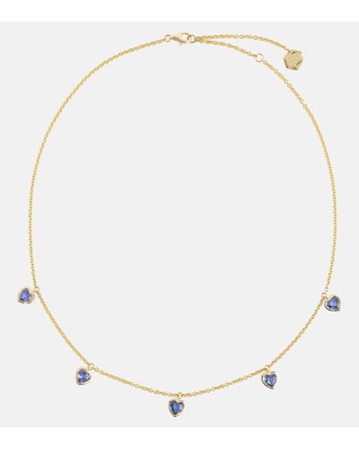SHAY 18kt Gold Necklace With Sapphires - Natural