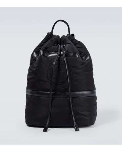 Saint Laurent Rive Gauche Nylon Backpack - Black