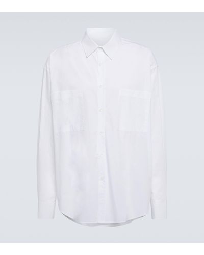 Frankie Shop Gus Cotton Poplin Oxford Shirt - White