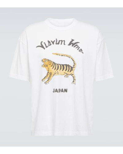 Visvim T-Shirt Tora aus Baumwoll-Jersey - Weiß