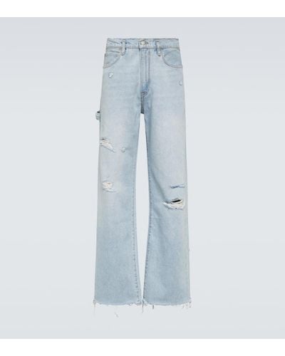 ERL Stay Loose Low-rise Jeans - Blue