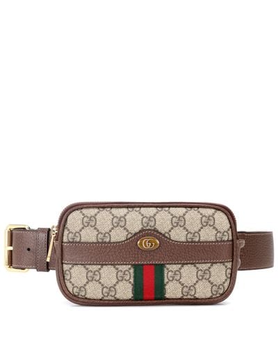 Gucci Ophidia GG Supreme Belted Iphone Case - Brown