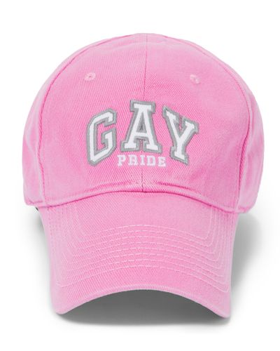 Balenciaga Pride Cotton Cap - Pink
