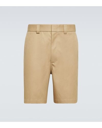 Gucci Shorts aus Baumwoll-Twill - Natur
