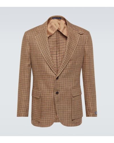 Polo Ralph Lauren Blazer in lino e seta - Marrone