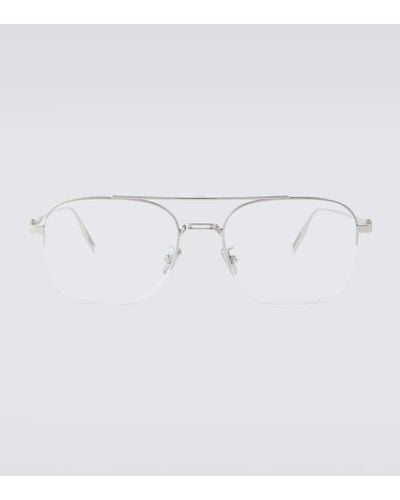 Dior Aviator-Brille NeoDiorO S5U - Weiß
