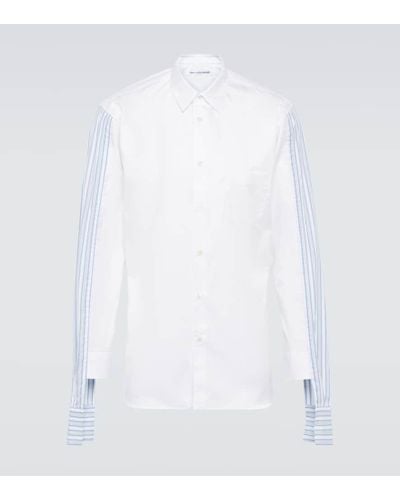 Comme des Garçons Hemd aus Baumwollpopeline - Weiß