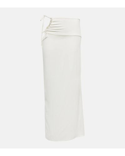 Christopher Esber Bertoia Cut Out Maxi Skirt - White