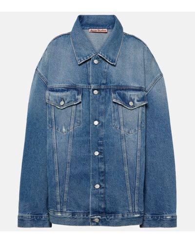 Acne Studios Oversized Denim Jacket - Blue