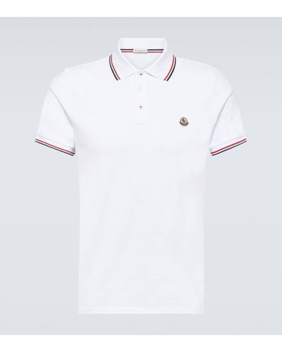 Moncler Polo en coton - Blanc