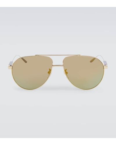 Gucci Aviator Sunglasses - Natural