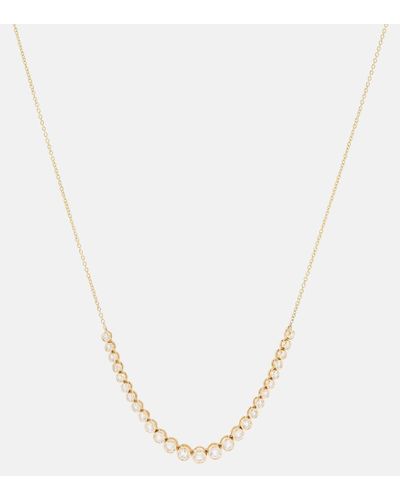 STONE AND STRAND Collar de oro de 10 ct con diamantes - Metálico