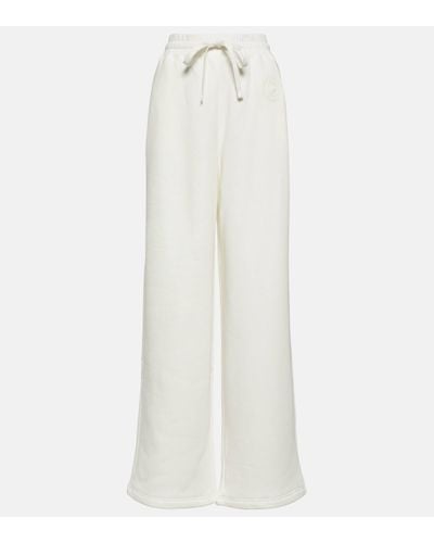 Gucci Pantalon ample Interlocking G en coton - Blanc