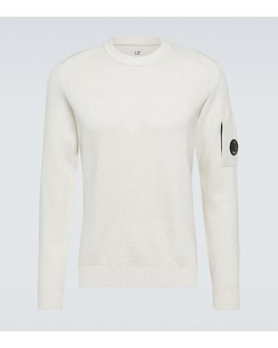 C.P. Company Wool-blend Sweater - White