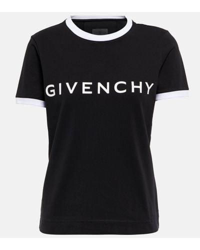 Givenchy T-shirt en coton melange - Noir