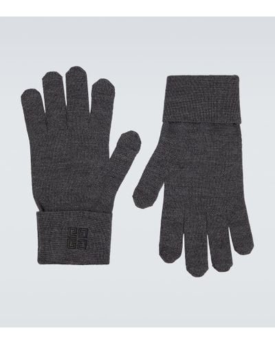 Givenchy Handschuhe 4G aus Wolle - Schwarz