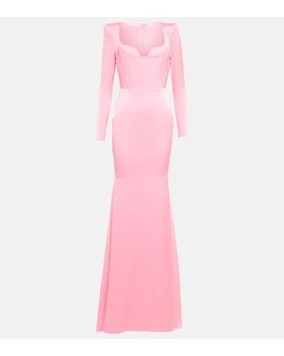 Alex Perry Crepe Gown - Pink
