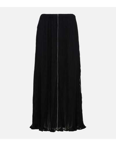 Totême Plisse Maxi Skirt - Black