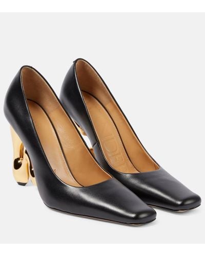 JW Anderson Pumps Bubble aus Leder - Braun