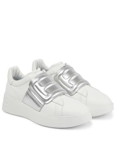 Hogan Sneakers Rebel H562 aus Leder - Weiß