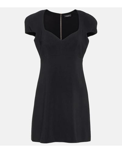 Versace Sweatheart Shift Minidress - Black