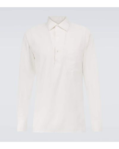 Loro Piana Andre Cotton Shirt - White