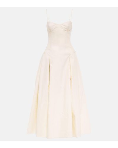 Khaite Bridal Robyn Cotton Twill Gown - Natural