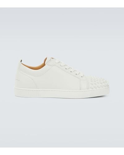 Christian Louboutin Sneakers Louis Junior Spikes - Weiß