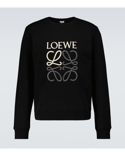Loewe Sweatshirt aus Baumwolle - Schwarz