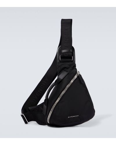 Givenchy G-zip Triangle Small Crossbody Bag - Black