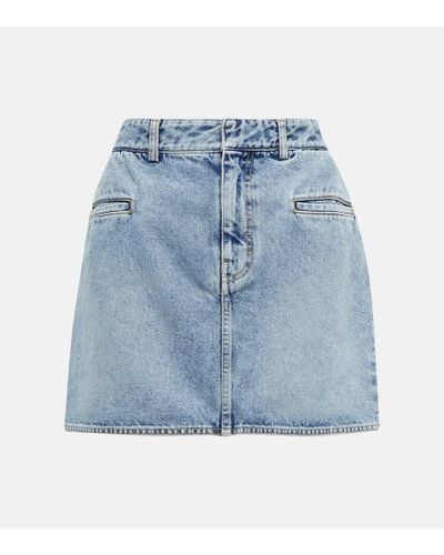 Petar Petrov Rex Denim Miniskirt - Blue