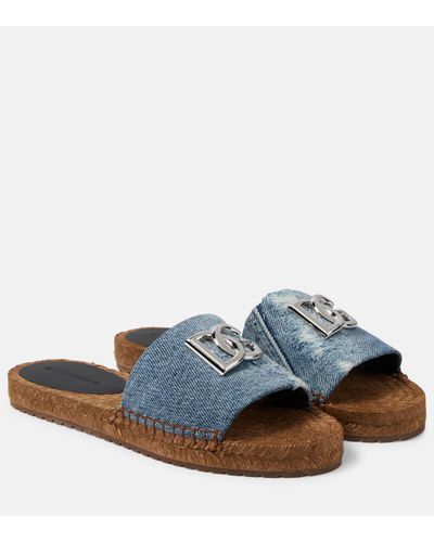 Dolce & Gabbana Espadrilles Sandals - Blue