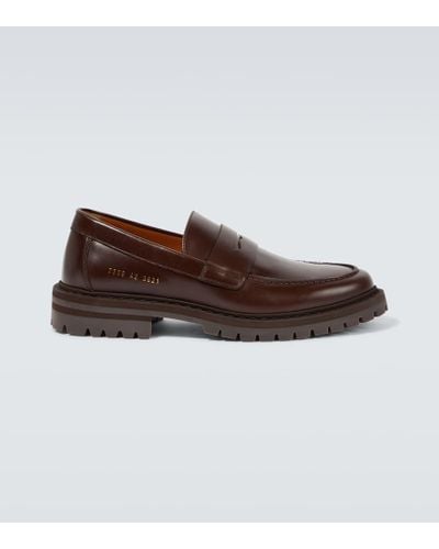 Common Projects Loafers aus Leder - Braun