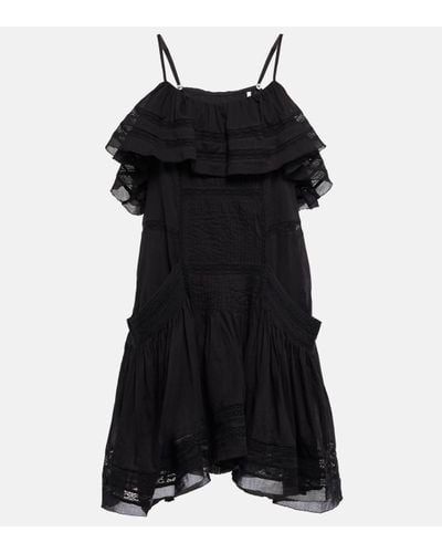 Isabel Marant Robe Moly en coton - Noir