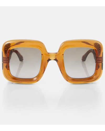 Etro Paisley Oversized Sunglasses - Brown