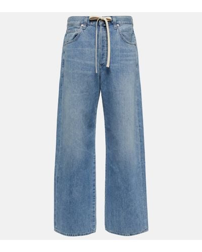 Citizens of Humanity Brynn Low-rise Wide-leg Jeans - Blue