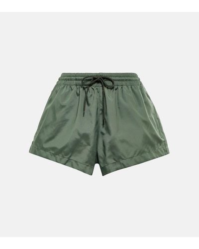 Wardrobe NYC Shorts aus Tech-Material - Grün