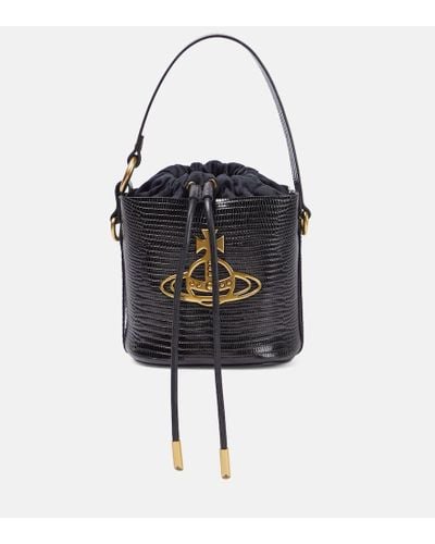 Vivienne Westwood Daisy Small Bucket Bag - Black