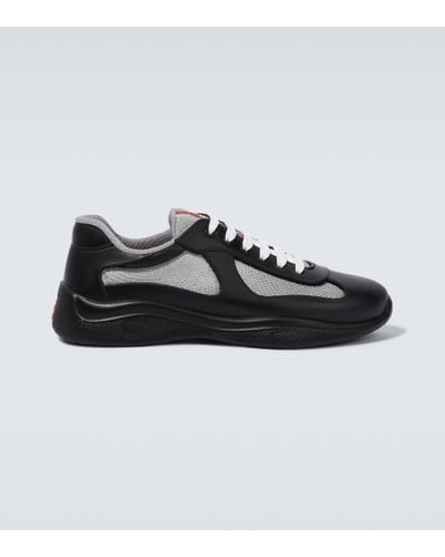 Prada Recycled Polyester-blend Trainers - Black