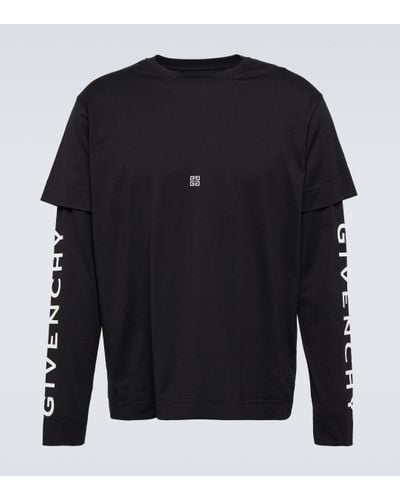 Givenchy Logo Cotton Jersey T-shirt - Black